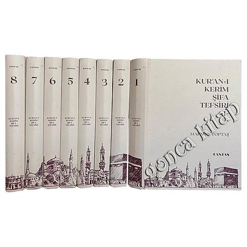 Kuran Kerim ifa Tefsiri Mahmut Topta 8 Cilt Takm