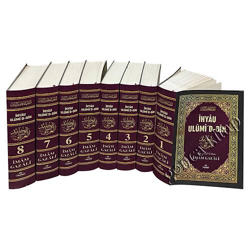 Ravza Cep Sempatik Boy �hyau Ulumid Din 8 Cilt Tak�m Ivory Ka��t