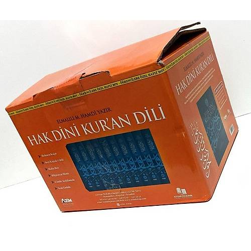 AZM Hak Dini Kuran Dili Elmall Kuran Kerim Tefsir 10 Cilt 14x22cm KALIN CLT 2.Hamur