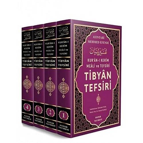 Tibyan Tefsiri, Kuran� Kerim Meali ve Tefsiri, 4 Cilt Tak�m