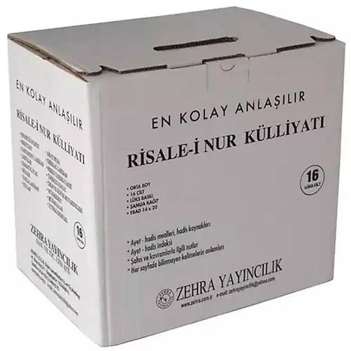 Risalei Nur Klliyat Lugatl Orta 16 KTAP SET ZEHRA