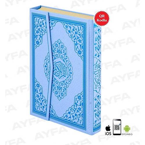 Renkli Mavi Kuran Kerim Hafz Ayfa QR KOD SESL DNLE