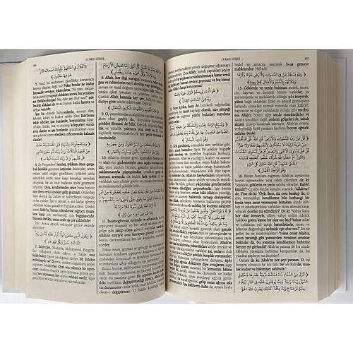 Kuran� Kerim ve K�sa A��klamal� Meali Orta Boy Kal�n Ciltli Ivory Serendib