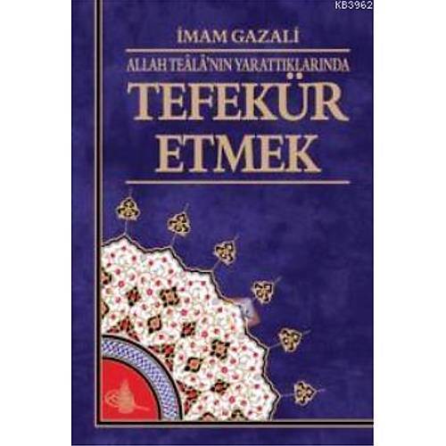 Allah Teala'n�n Yaratt�klar�nda Tefekk�r Etmek �mam Gazali  H�KMET NE�R�YAT
