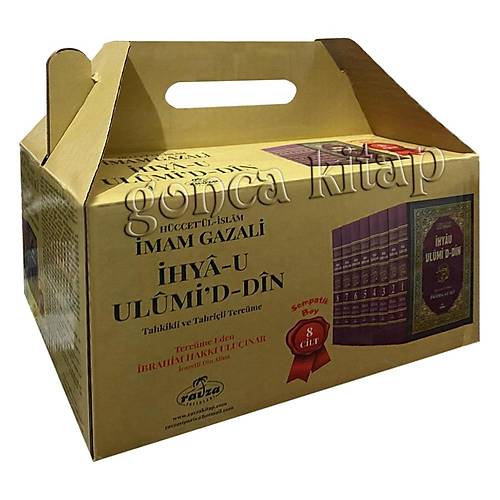 Ravza Cep Sempatik Boy �hyau Ulumid Din 8 Cilt Tak�m Ivory Ka��t