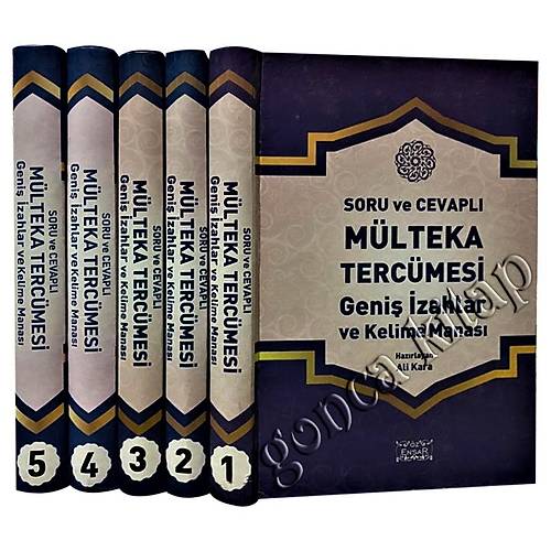 Sorulu ve Cevapl Mlteka Tercmesi, Kelime Manal 5 Cilt ZENSAR