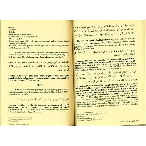 Vaazlar T�rk�e Arap�a , 4 Cilt Tak�m, 2.EL