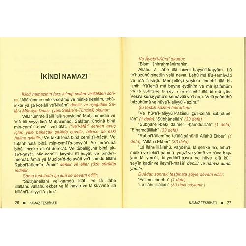 Cep Trke Okunuuyla Tesbihat ve Ceven Karton MAV NESL