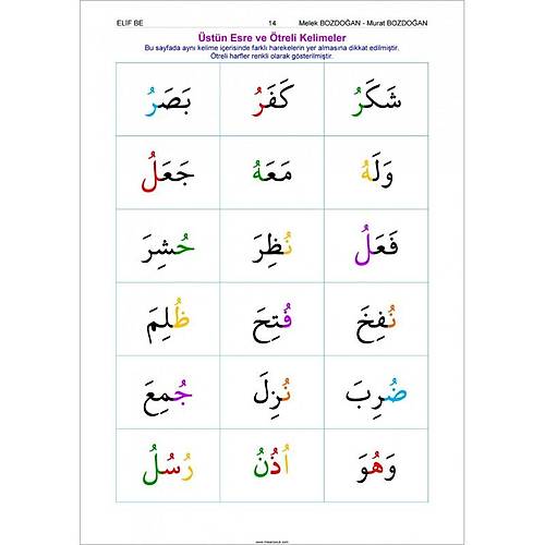 �ocuklar i�in Elif Be Misal �ocuk