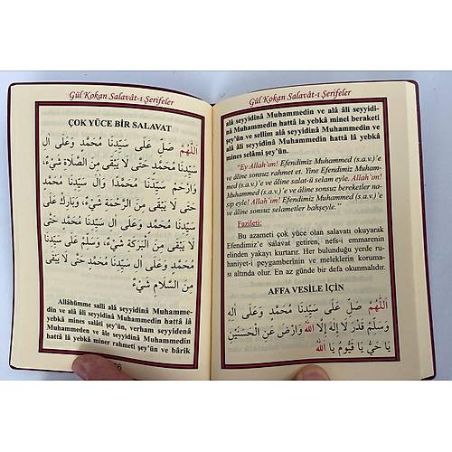 1001 Deva G�l Kokan Salavat� �erifeler ( Dua 111 ) Esnek Cilt
