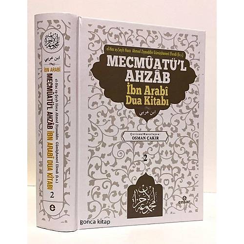 Mecmuatl Ahzab bni Arabi Dua Kitab Cilt 2 ENSAR NERYAT