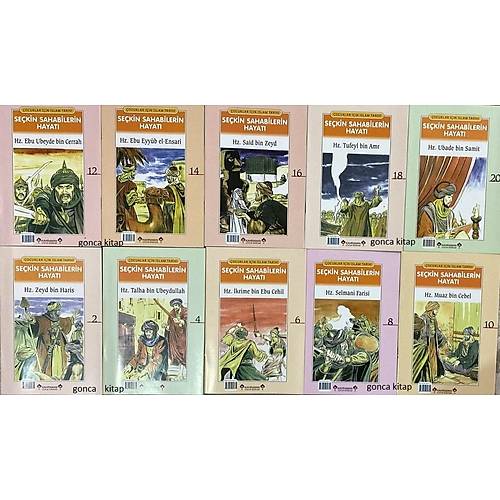 Kahraman Kutusuz �ocuklar ��in �slam Tarihi Se�kin Sahabilerin Hayat� �evirmeli �nl� Arkal� 20 Kitap