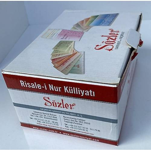 S�zler Ne�riyat Cep Risalei Nur 28 Kitap Kutulu Set