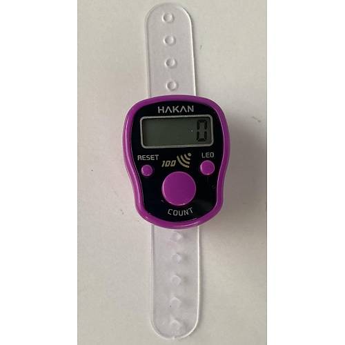 Sesli I��kl� Dijital Zikirmatik Y�z�k Parmak Tesbih