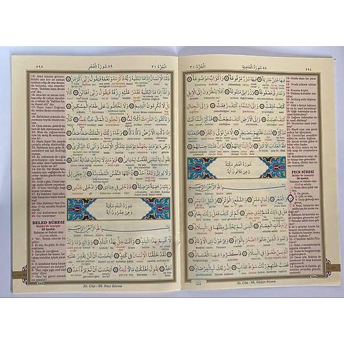 Renkli Kelime Mealli Kuran 30 C�z Hatmi �erif Merve