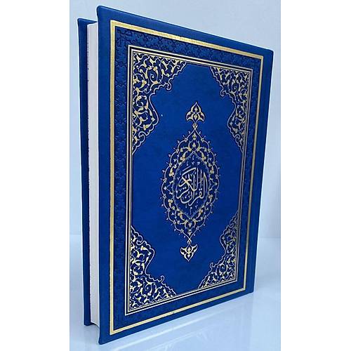 Mavi Diyanet Orta Bilgisayar Hatl� Kuran� Kerim Termo Deri Bilgisayar Hatl� �nce Ka��t