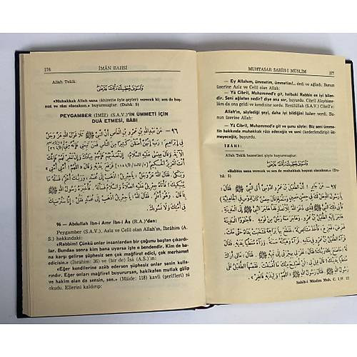 Muhtasar Sahihi M�slim Terc�mesi 5 Cilt Set El M�nziri