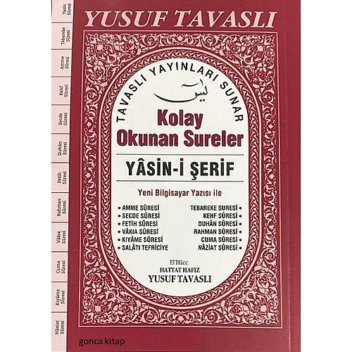 El Boy Kolay Okunan Sureler Yasin-i �erif, E018, T�rk�esiz, Arap�a Tavasl�