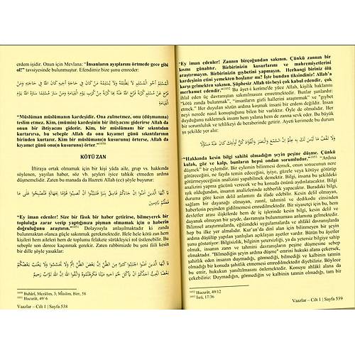 Vaazlar T�rk�e Arap�a , 4 Cilt Tak�m, 2.EL