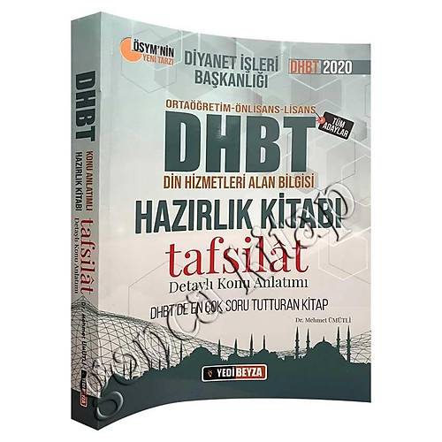 2020 DHBT Tafsilat, Din Hizmetleri Alan Bilgisi Konu Anlatýmlý Hazýrlýk