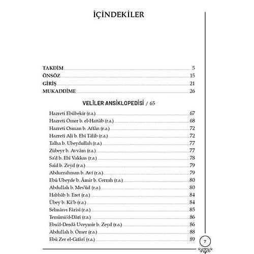 Tabakat�l K�bra Veliler Ansiklopedisi 4 Cilt Tak�m Abd�lkadir Ak�i�ek ERKAM