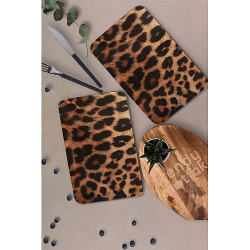 Leopar 2'li Siera Servis Tabak Seti 31*21cm