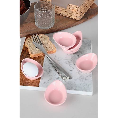6'l Gondol Mini erezlik/Sosluk Ak Pembe 8cm