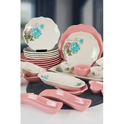 Gl 32 Para 6 Kiilik Kahvalt Takm Pembe