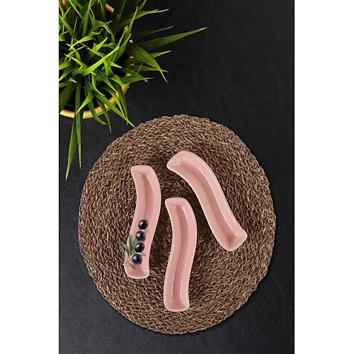 3'l Zeytinlik Ivory Mat Ak Pembe 18cm