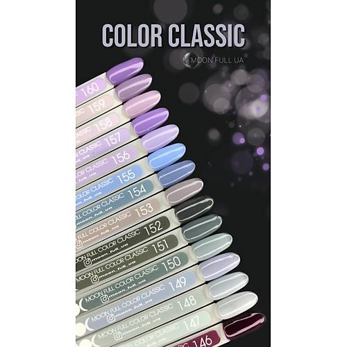 Moon Full Kalıcı Oje Classic Koyu Lavanta Mor No:160