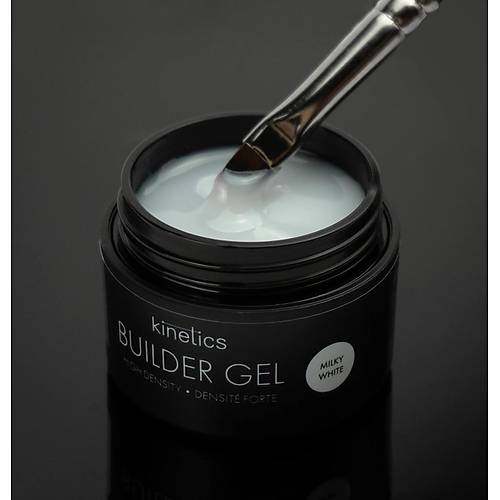 Kinetics Builder Gel High Density Protez Tırnak Jeli UV Gel Milky White (Süt Beyazı) 50gr