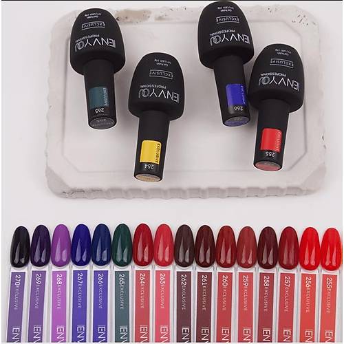 Envy Kalıcı Oje Exclusive Koyu Kırmızı 10gr No:257