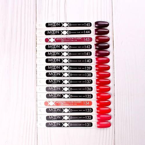 Moon Full Kal�c� Oje Classic Simli Mor K�rm�z� No:145