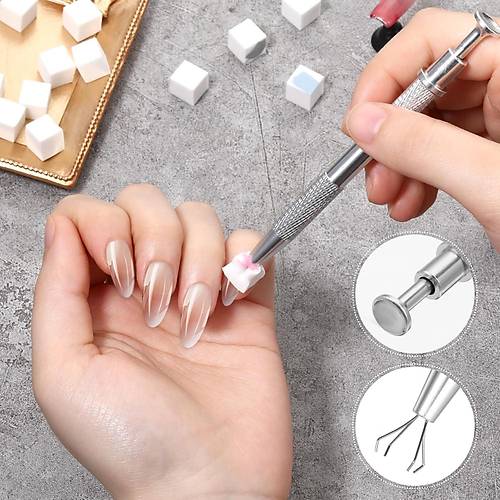 100l� Kalemli K�p Nail Art Ombre ve Ge�i� S�ngeri Seti