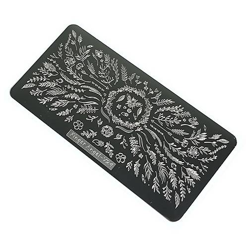 Nail Art Stamping Bask Plakas VV24