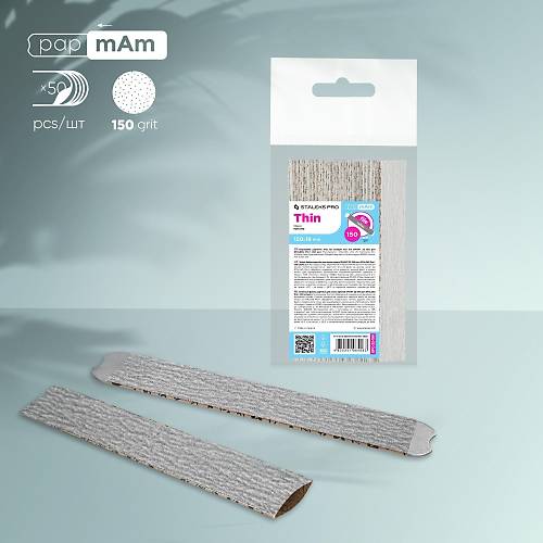 Staleks Manikr Pap-Mam Giydirmeli Yedek Zmpara 150 Grit 50li