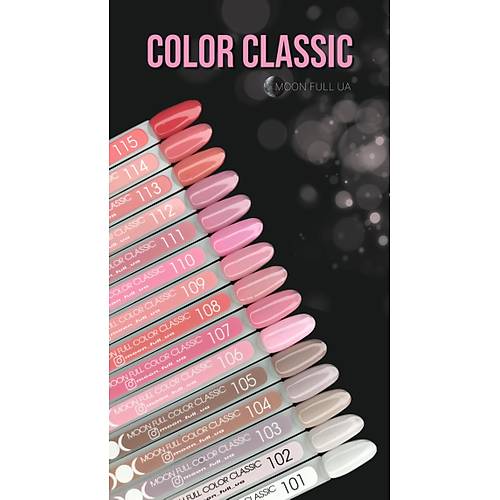 Moon Full Kalc Oje Classic Ak Pembe No:106