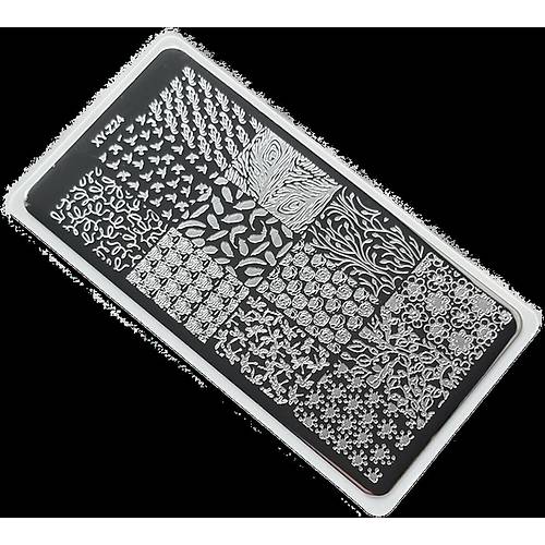 Nail Art Stamping Bask Plakas