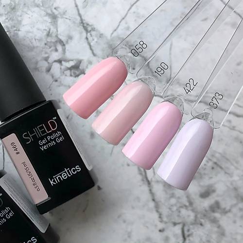 Kinetics Shield Gel Polish Kalc Oje Pink Twice 190 15ml