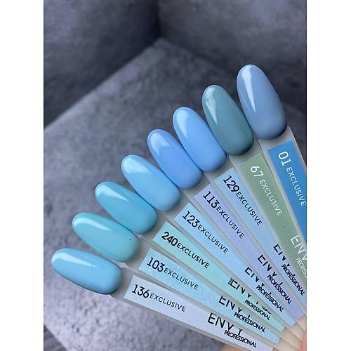 Envy Kalc Oje Exclusive Seri Mavi Gri No:001