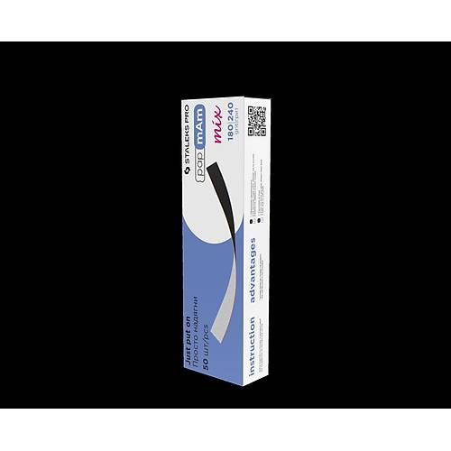 Staleks Manikr Trps Pap-Mam ift Tarafl Yedek Zmpara 180-240 Grit 50li