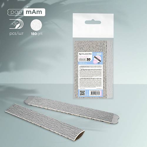 Staleks Manikr Pap-Mam Giydirmeli Yumuak Yedek Zmpara 180 Grit 30lu
