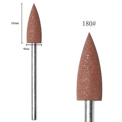 Silikon Trnak Parlatma Trp Ucu 180 Grit Sivri Kahverengi