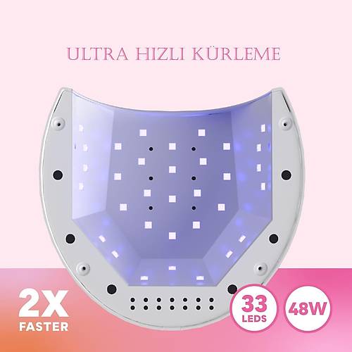 SUNUV Sun2C Manikr Trnak Kurutucu UV Led Lamba Beyaz 48w