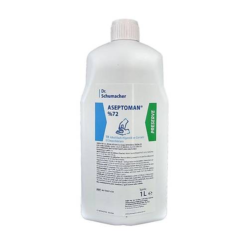 Dr.Schumacher Aseptoman %72 Alkol Bazl Hijyenik El Dezenfektan 1000ml