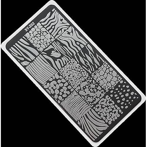 Nail Art Stamping Bask Plakas