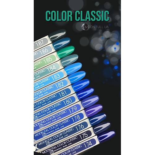 Moon Full Kalc Oje Classic Polis Mavi No:176