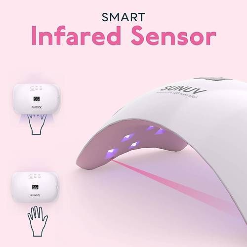 SUNUV Sun8 Portatif Manikr Trnak Kurutucu UV Led Lamba 36w