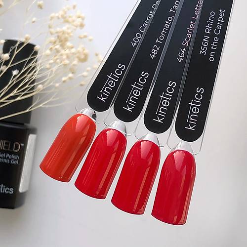 Kinetics Shield Gel Polish Kalc Oje Scarlet Letter 464 15ml