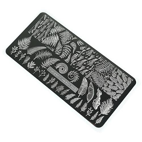 Nail Art Stamping Bask Plakas VV26